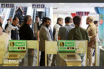 بازدید سخنگوی شهرداری تهران از مترو تهران 6