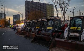 مانور برف روبی شهرداری منطقه 6 2