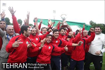 قهرمانی تیم فوتبال هنرمندان در جام جهانی 13