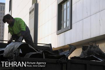 آتش سوزی مجتمع تجاری طوبی 3
