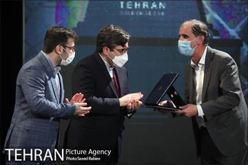مراسم اختتامیه پنجمین دوره جایزه جهانی خشت طلایی تهران 61