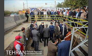 بازدید شهردار تهران از پروژه کانال شماره یک بزرگراه آزادگان 23