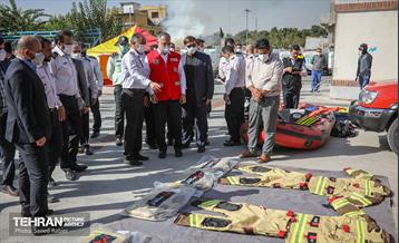 آیین گرامیداشت روز آتش نشان با حضور شهردار تهران 45