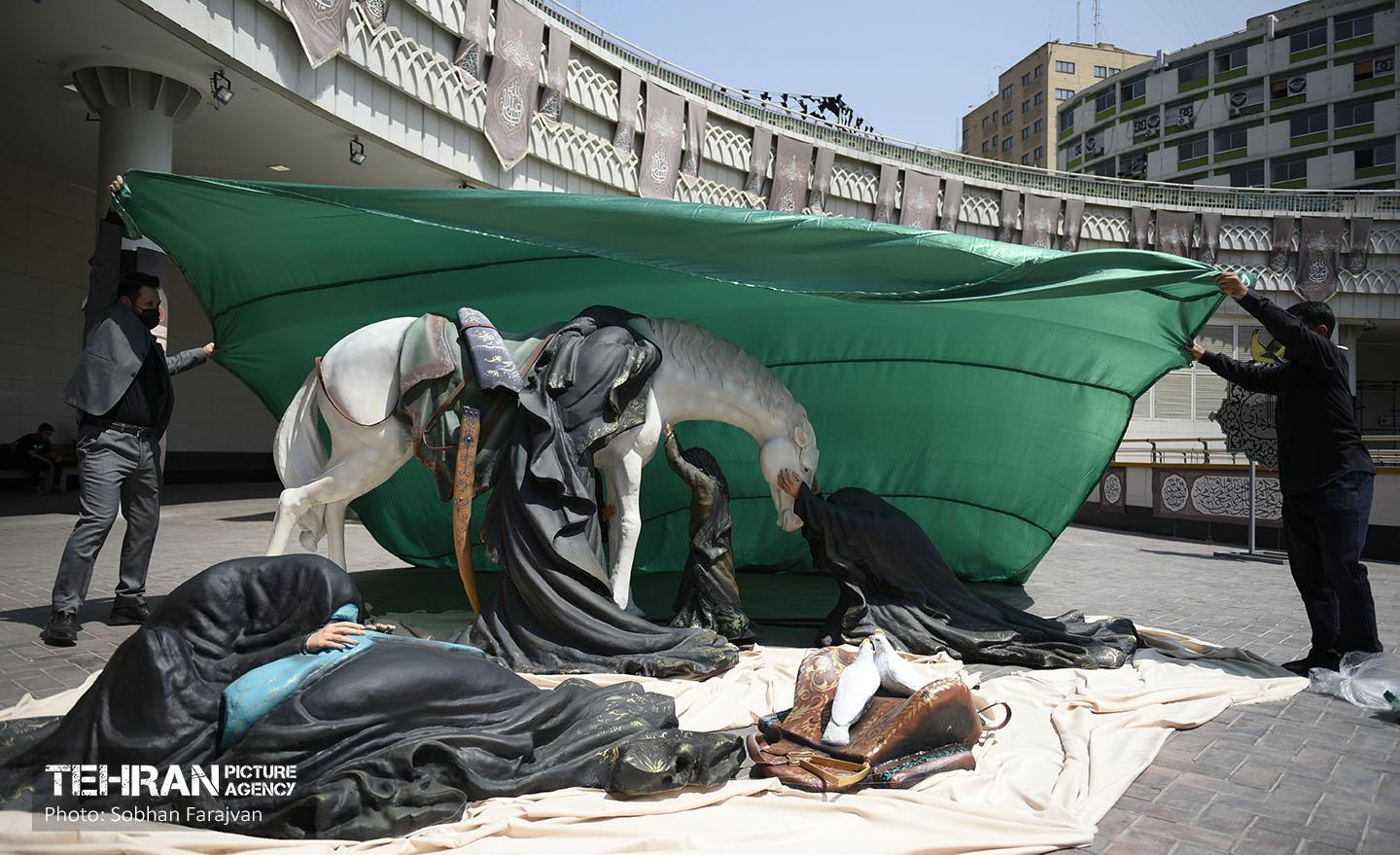 آیین رونمایی از سازه حجمی عصر عاشورا 9