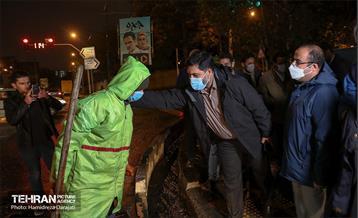 بازدید معاون خدمات شهری و هماهنگی‌امورمناطق از وضعیت ابگرفتگی مناطق یک،سه و پنج 10