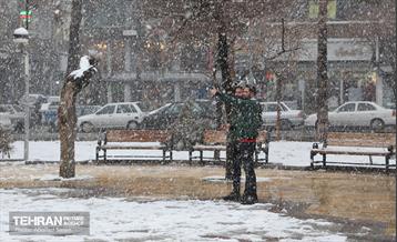 روز برفی در منطقه 8