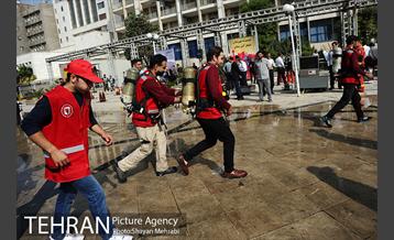 نمایشگاه عملیاتی سازمان آتش‌نشانی 18