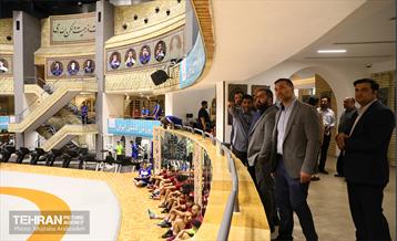 بازدید شهردار تهران از اردوی تیم ملی کشتی