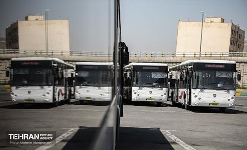 بازدید اصحاب رسانه از منطقه ۵ شرکت واحد اتوبوسرانی 30