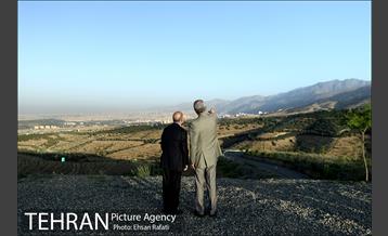 بازدید شهردار تهران از طرح‌های جنگل کاری شمال تهران  6