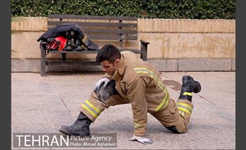 مسابقات عملیاتی ورزشی آتش نشانان تهران 14