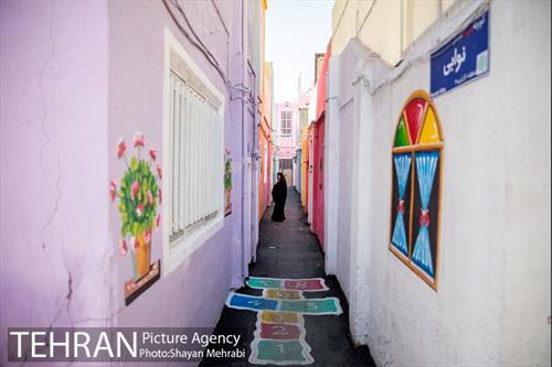 کوچه های رنگی منطقه شانزده 10