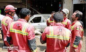 گل روبی و عملیات جست و جوی مفقودین سیل منطقه کن