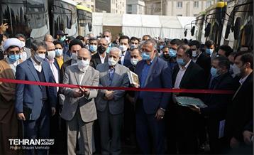 آیین رونمایی از ۱۱۰ دستگاه اتوبوس در ناوگان حمل و نقل عمومی 37