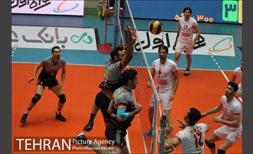 دیدار بانک سرمایه و شهرداری ارومیه در لیگ برتر والیبال