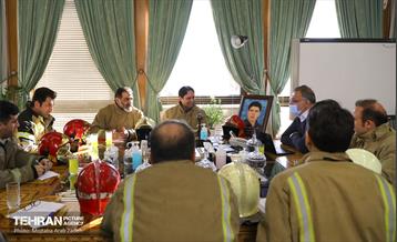 دیدار نمایندگان آتش‌نشانان با شهردار تهران 8