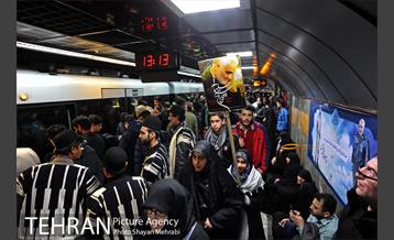 خدمت رسانی مترو در آیین تشییع سردار شهید قاسم سلیمانی -2 5