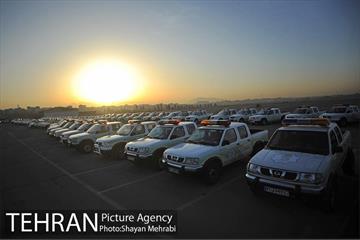 پیشواز نیروهای شهربان و حریم بان از نوروز با حضور شهردار تهران 4