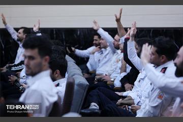 نشست مدیرعامل سازمان آتش‌نشانی تهران با کارکنان 1
