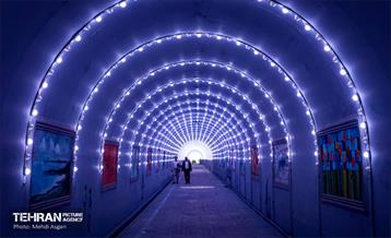 افتتاح بزرگترین تونل نقش و نور کشور در بوستان نهج‌البلاغه 15
