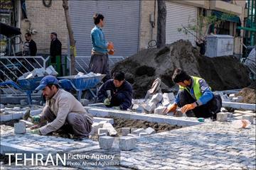 پروژه سنگ فرش میدان بهارستان  22