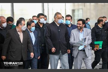 بازدید شهردار تهران از مجموعه شهر آفتاب 14