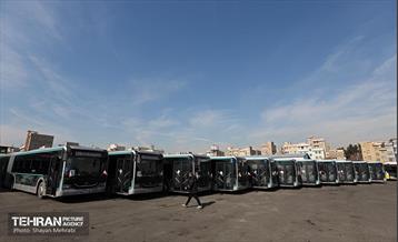 ورود اتوبوس‌های دوکابین جدید به تهران 40