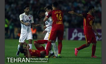 دیدار نقت تهران و پرسپولیس تهران در لیگ برتر فوتبال 5