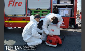 ضدعفونی و پاکسازی بازار تجریش-2 1