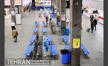 ضد عفونی پایانه مسافربری غرب 1