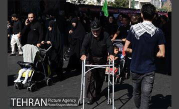 پیاده روی جاماندگان اربعین حسینی(ع) در تهران-2 22