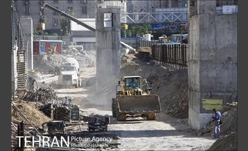 بازدید مدیرعامل متروی تهران از بخش میانی خط 7 مترو 30