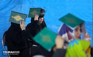 احیای شب بیست‌ویکم ماه رمضان امامزاده پنج تن لویزان 38