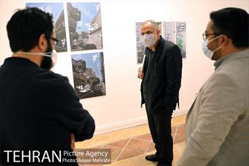 بازدید احمد مسجد جامعی از نمایشگاه تهران از منظر هنرمندان 6