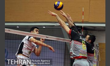 دیدار تیم های والیبال بانک سرمایه و پیکان تهران