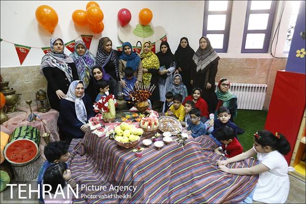 جشن شب یلدای کودکان و نوجوانان نابینا 17