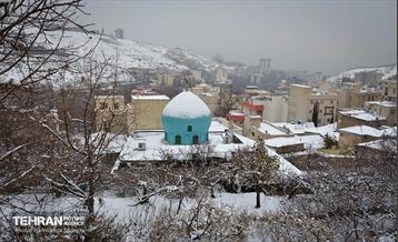 درکه پس از بارش برف  12