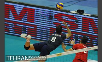 دیدار تیم های ملی والیبال ایران و قطر 14