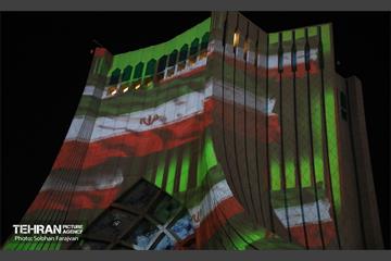 نورافشانی جشن پیروزی انقلاب اسلامی در میدان آزادی 34