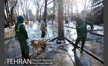 فصل زمستان در بوستان ملت 55