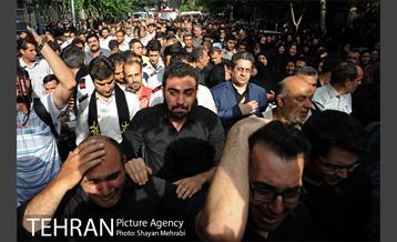 مراسم تشییع پیکر شهید آتش نشان علی قانع 14