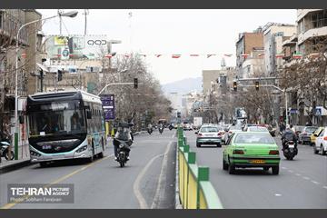 بهره‌برداری از اتوبوس های برقی شهر تهران 54