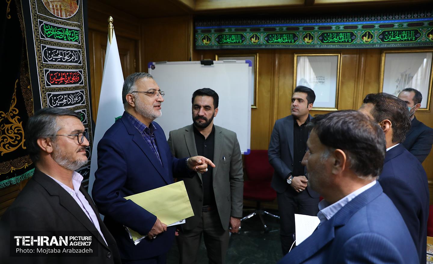 دیدار اعضای شورای عالی استان ها با شهردار