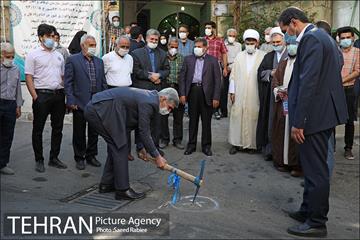آئین آغاز عملیات اجرایی پروژه شبکه آب های سطحی و بهسازی محله کن 23