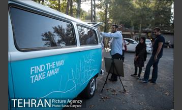 کافه راه سیار پشت فولکس واگن قدیمی‎ 22