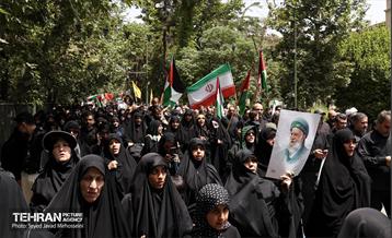 دسته عزاداران دانشگاه تهران در تاسوعای حسینی 40