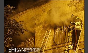 آتش سوزی گسترده در خیابان امیرکبیر 30