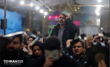 احیای شب بیست‌ویکم ماه رمضان امامزاده پنج تن لویزان 40