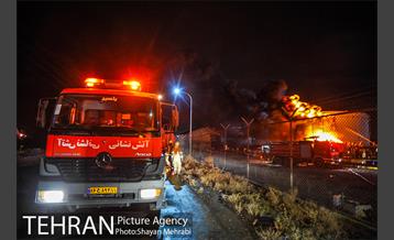 آتش سوزی در مخزن سوخت پالایشگاه تهران 20