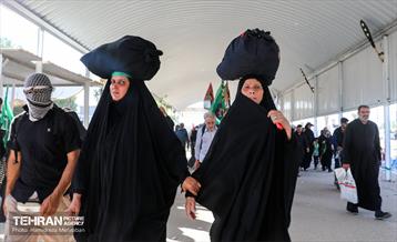 پیاده‌روی زائرین اربعین حسینی در مسیر نجف به کربلا 14